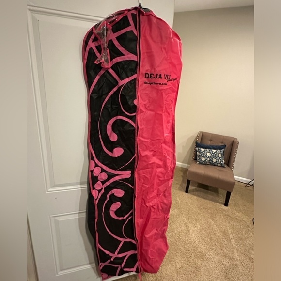 Silver Maxi Prom Dress - Picture 6 of 6